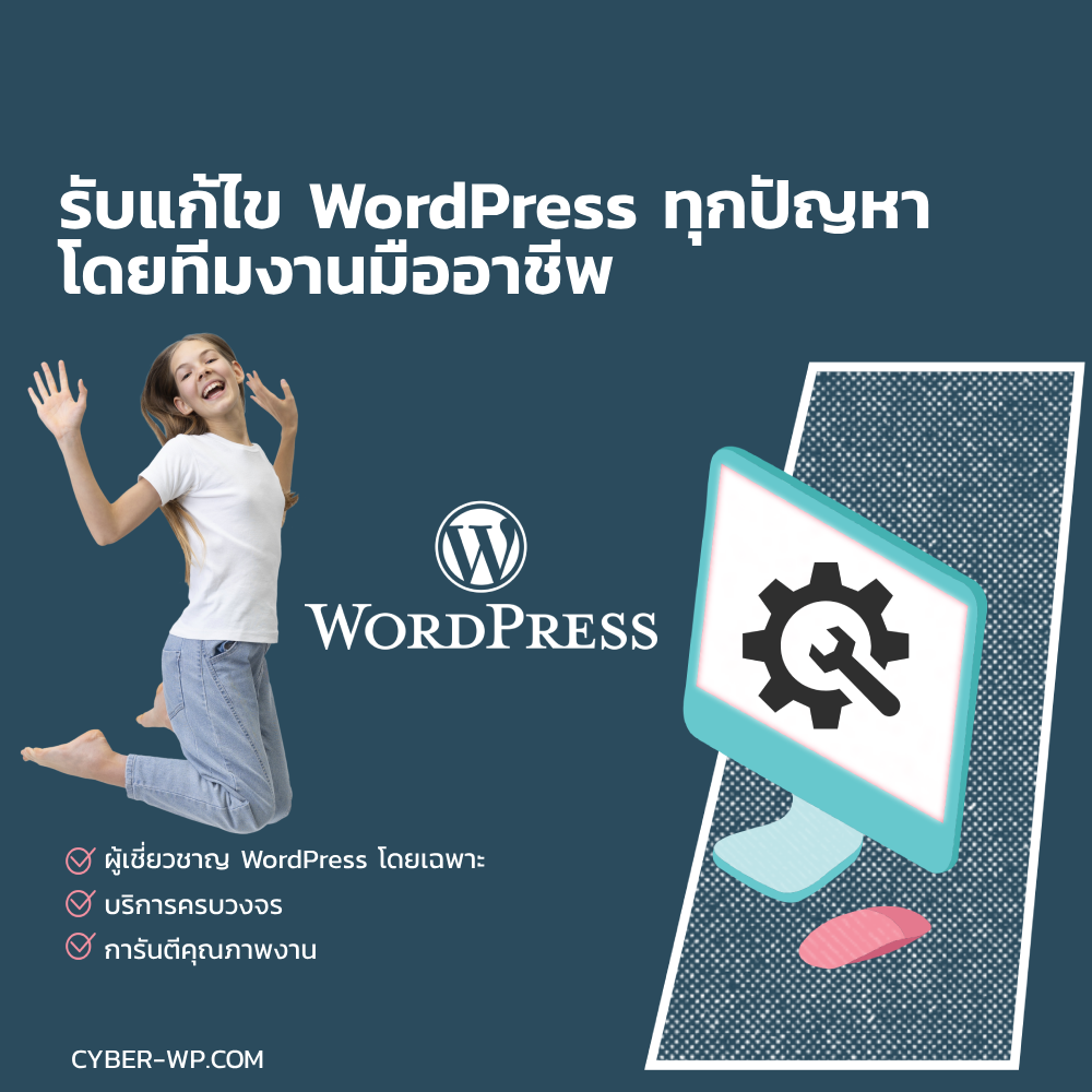 รับแก้ไข WordPress ทุกปัญหา